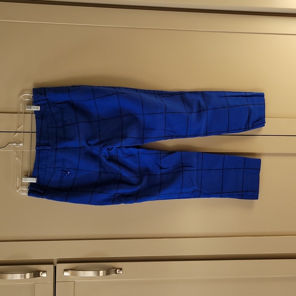 MERONA classic pants royal blue ad black. Sz 8 - Picture 5 of 7